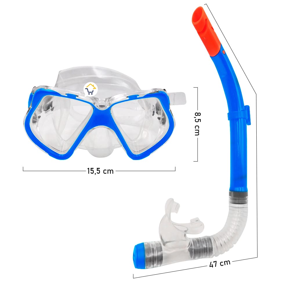 Miniatura 5 de Kit Careta + Snorkel Buceo NSP1900